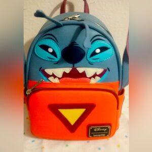 Disney Lilo & Stitch 626 Spacesuit Figural Loungefly Mini Backpack